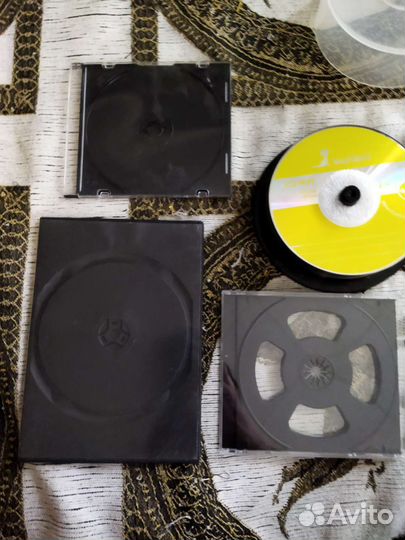 Болванки CD-RW, DVD+RW, коробки для CD