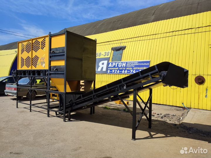 Кипоразбиватель жесткого пластика для переработки