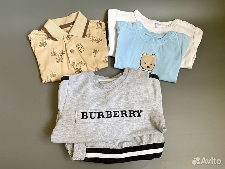 Детские вещи пакетом на мальчика 74 80 размер