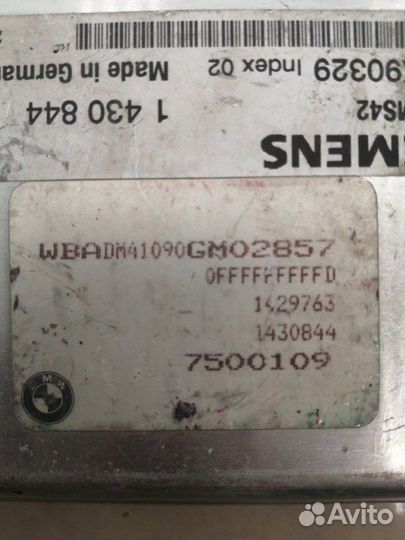 Блок управления двигателем Bmw 523I E39 M52 2.5