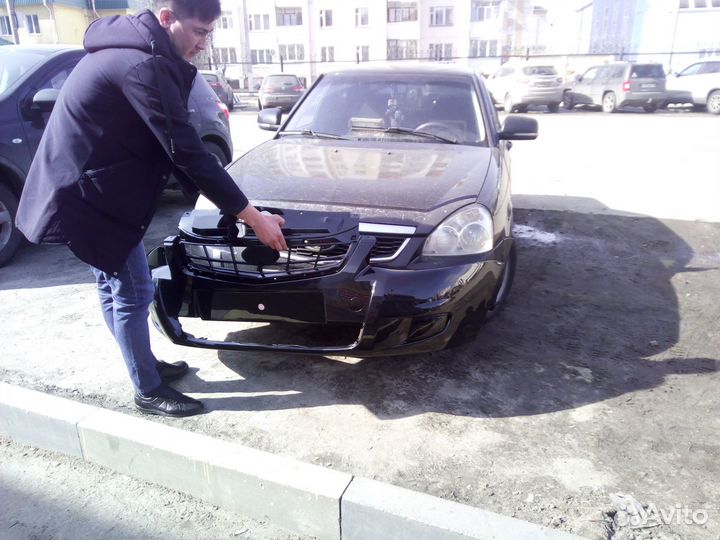 Бампер Передний Priora Бампер Приора Всё в Цвет