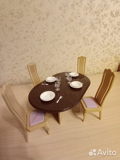 Кукольный домик Огонек мебель домик для кукол