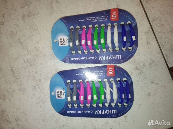 Шнурки силиконовые