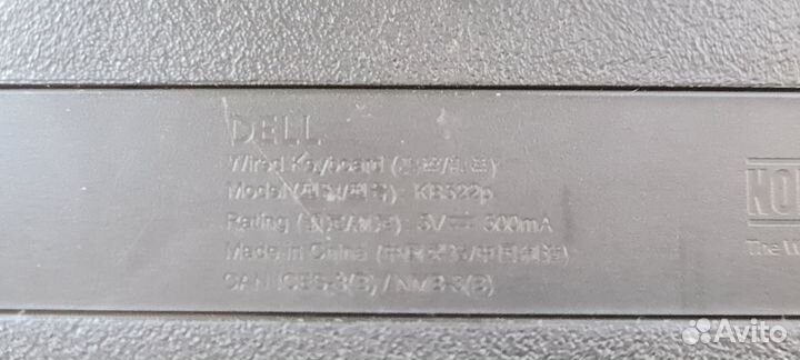 Клавиатура dell KB522