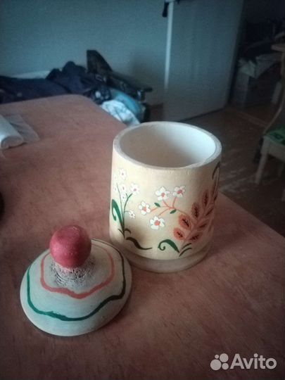 Солонка из дерева