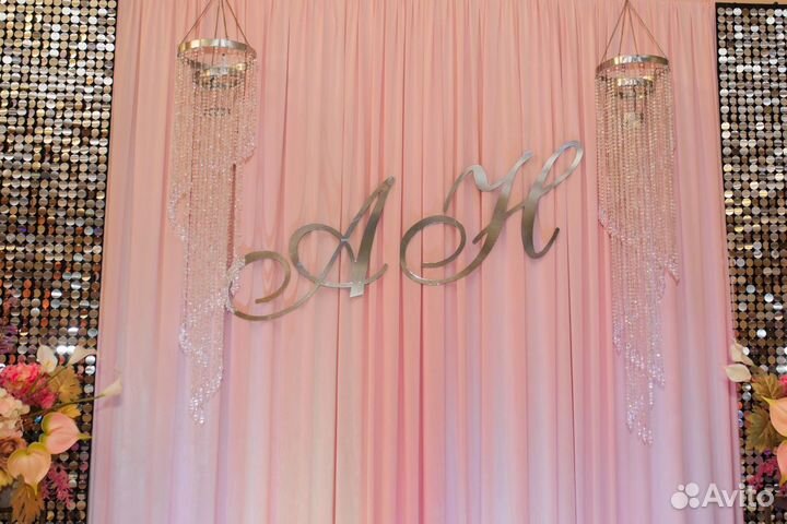 Буквы для оформления свадьбы