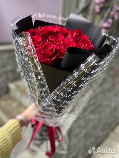 Розы в букете