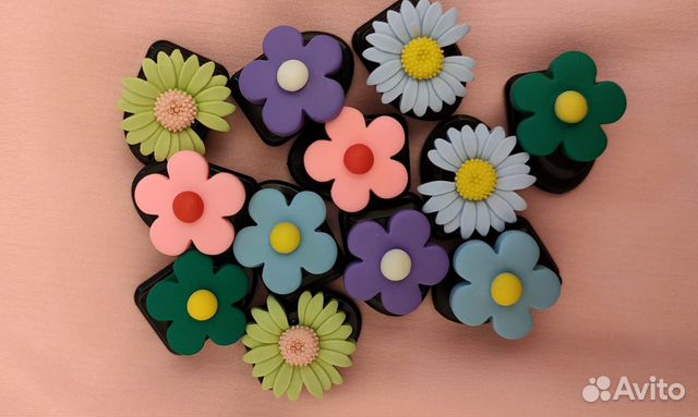 Крючки настенные Цветы