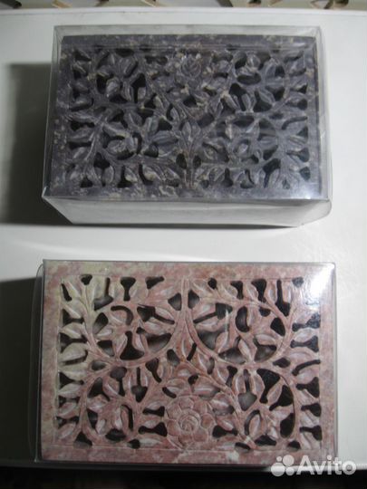 Шкатулка для украшений резьба по камню