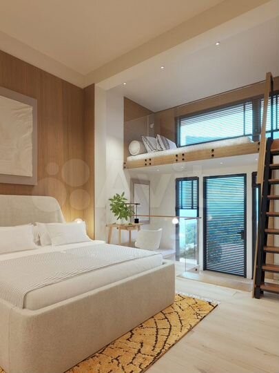 Апартаменты-студия, 45,4 м², 1/3 эт.