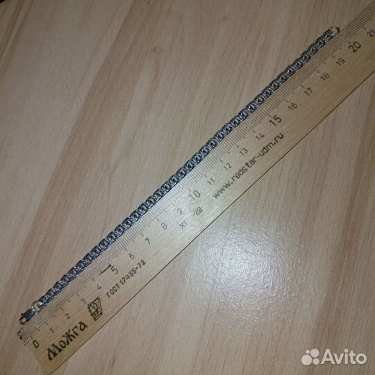 Серебряный браслет мужской 925 бу