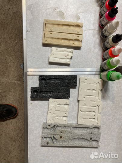 Комплект для литья силиконовых приманок