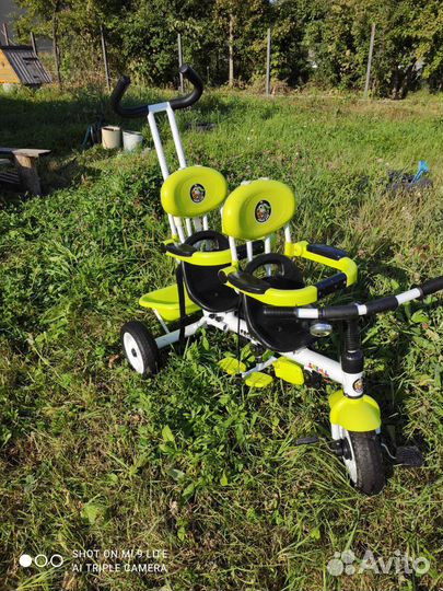 Детский велосипед для двойни