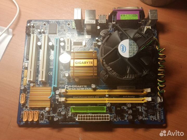 Материнская плата gigabyte ga-g31m-es2l