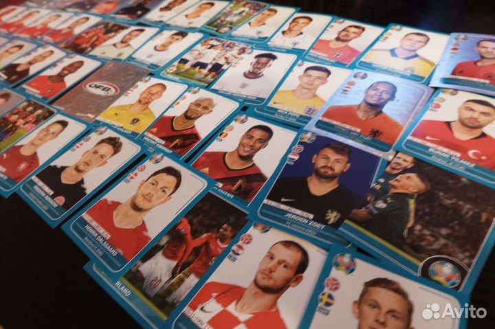 Panini uefa Euro 2020 без наклеек превью
