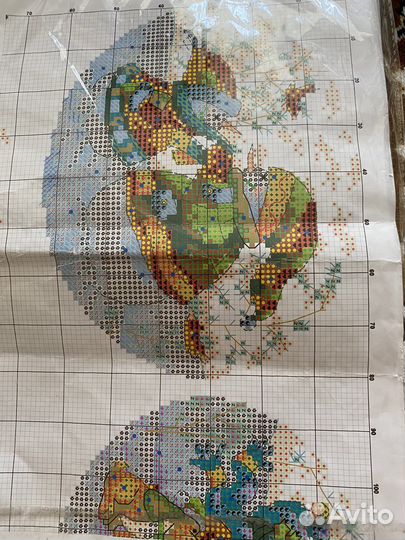 Остатки наборов схемыдля вышивания