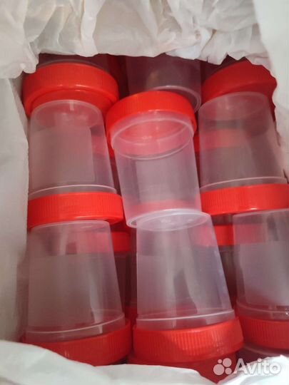 Контейнеры для анализов 120мл 25шт стерильные