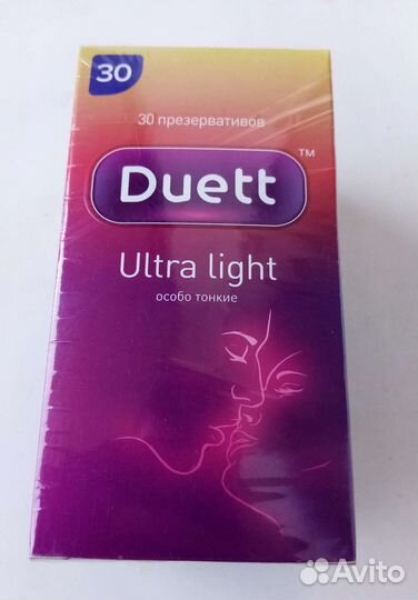 Презервативы Duett Ultra light 30шт новые