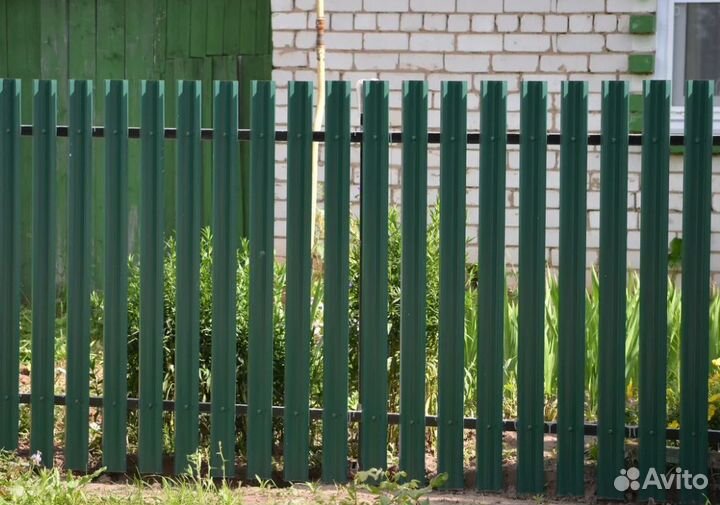 Забор из евроштакетника под ключ под ключ