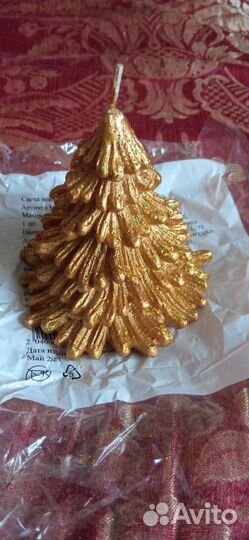 Свеча новогодняя