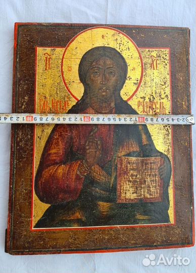 Шик Старинная Икона. Ветка. Вседержитель. 41х33,5