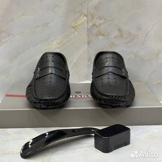Мокасины мужские prada
