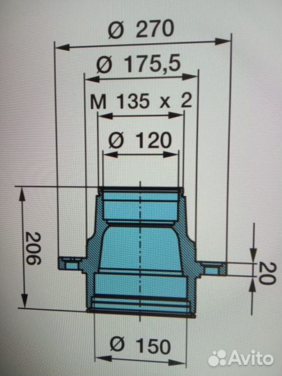 Ступица BPW трал низкорамник