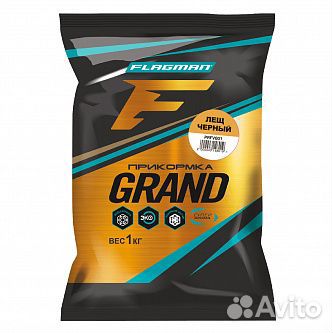 Flagman Прикормка для рыбы grand Лещ Черный 1кг
