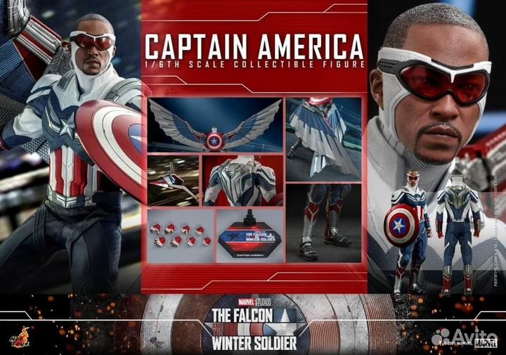 Hot toys Falcon and Winter Soldier Captain America