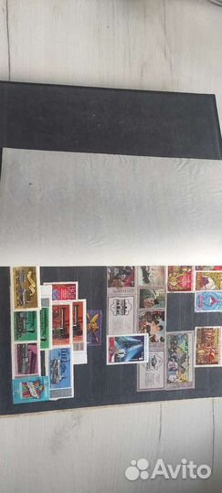 Марки в альбоме