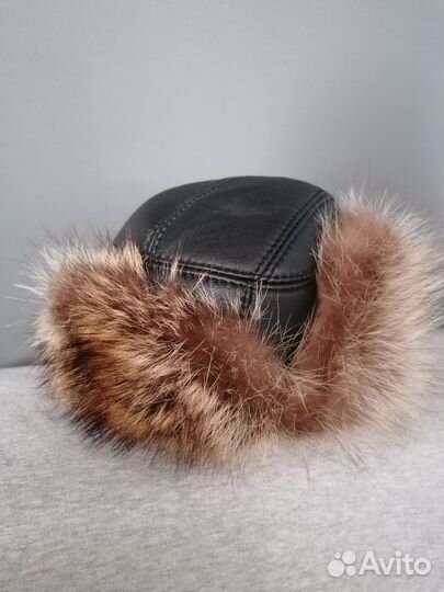 Шапка ушанка детская натуральный мех