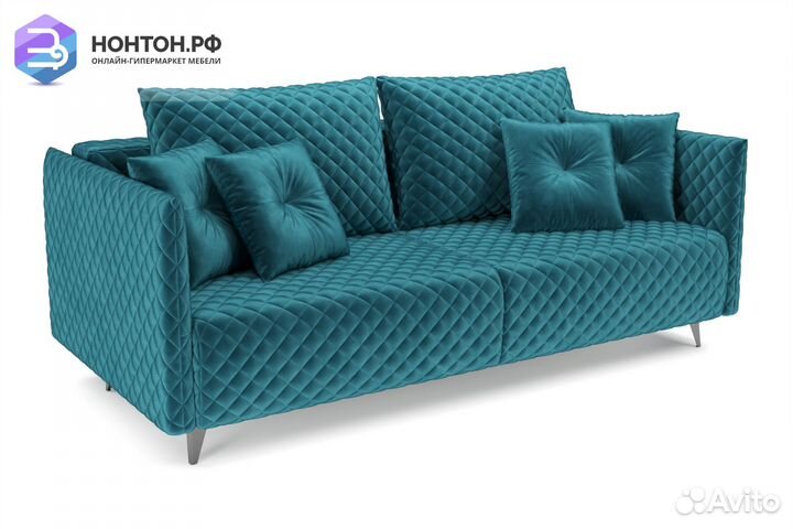 Диван тик-так Вашингтон сине-зеленый