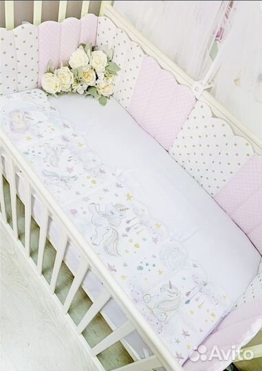 Бортики в детскую кроватку