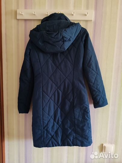 Стеганное пальто женское демисезонное 40 размер