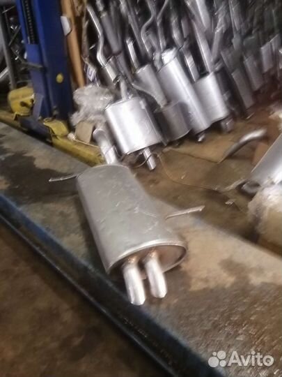 Глушитель. Глушитель Шкода Октавия А7