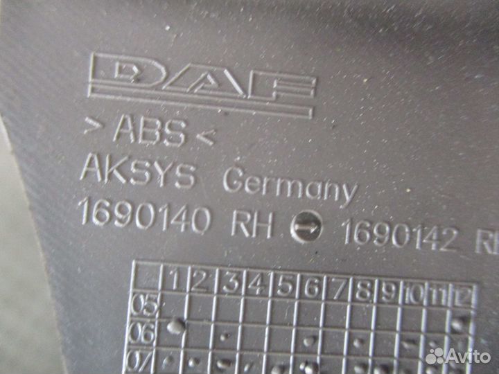 Накладка стойки DAF 1690140