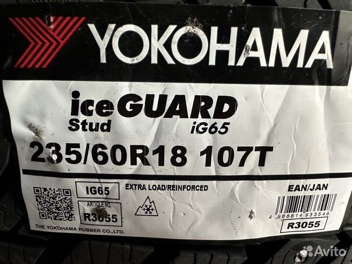 Yokohama IceGuard Stud IG65 235/60 R18 107T