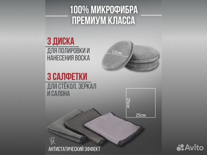 Мужской подарочный набор для детейлинга 9 в 1