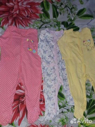 Вещи пакетом на девочку с 4 до 8 месяцев