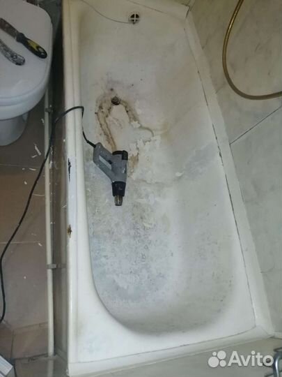 Реставрация ванн жидким акрилом, эмалировка ванны