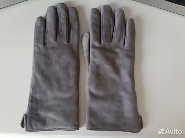 Перчатки женские кожаные