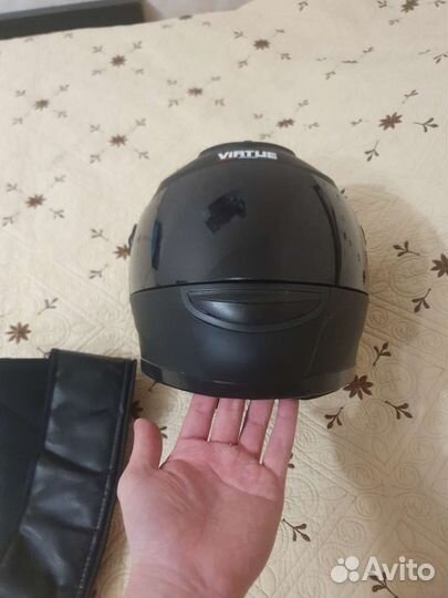 Мотошлем с воротником