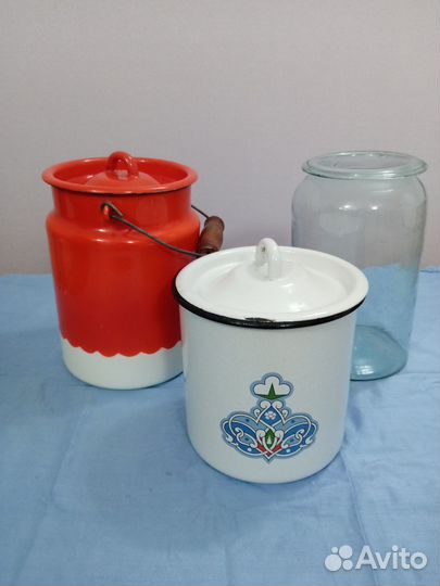 Бидон эмалированный СССР