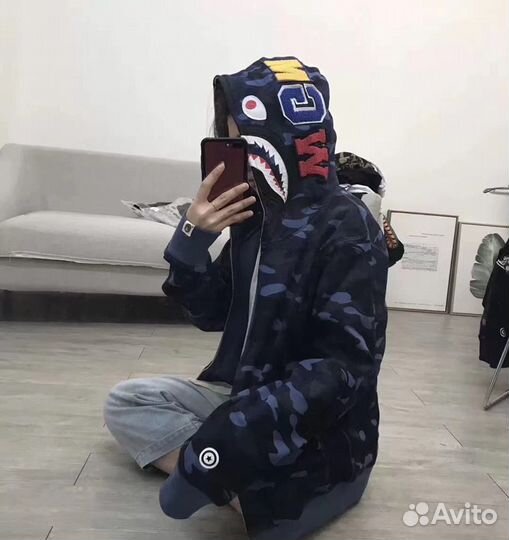 Зип худи bape