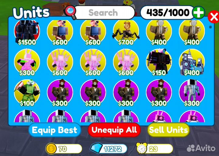 Юниты toilet tower defense