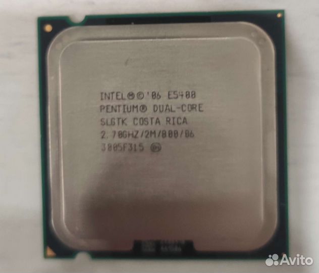 Процессор Intel core 2 duo E8400, E5400