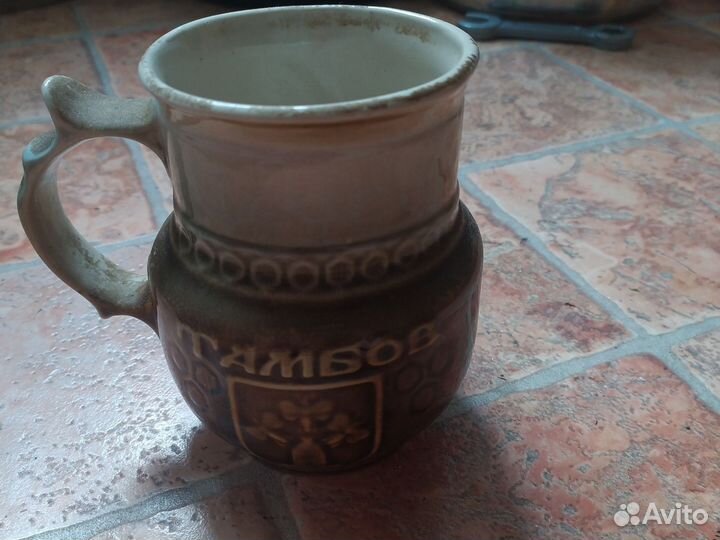 Горшок керамический винтажная ваза