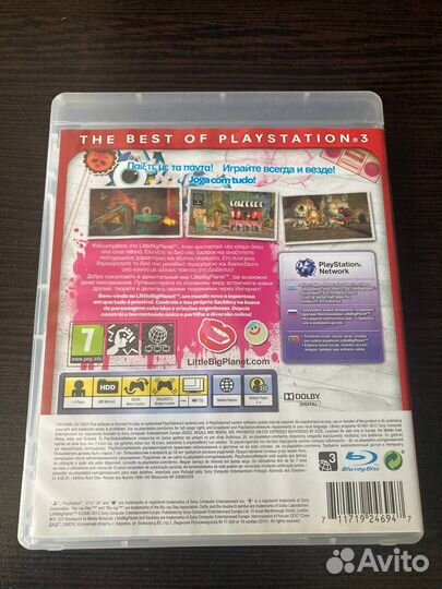 Игровой диск на PlayStation 3 Little Big Planet