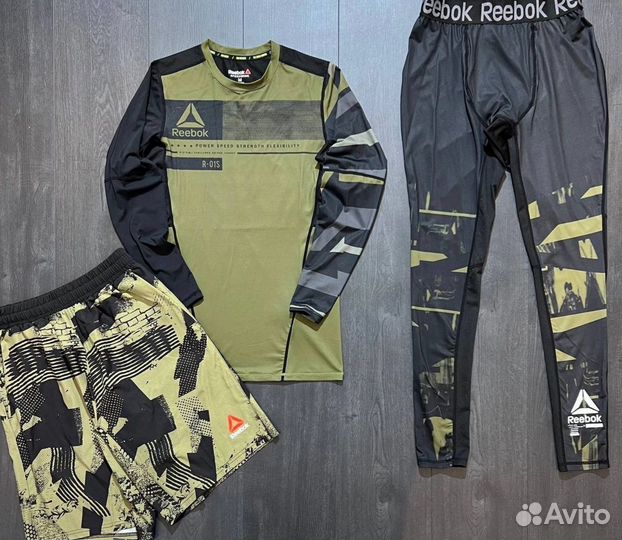 Компрессионный рашгард Reebok 3 в 1