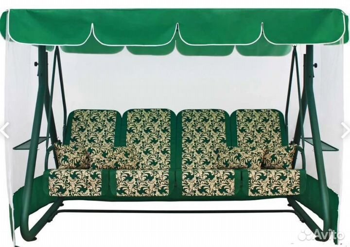 Садовые качели дефа люси, зеленые